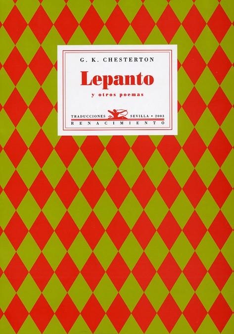 LEPANTO Y OTROS POEMAS | 9788484721055 | CHESTERTON, GILBERT KEITH | Librería Castillón - Comprar libros online Aragón, Barbastro