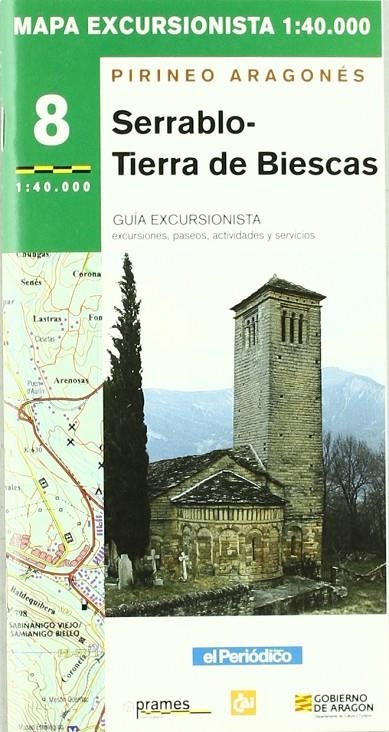 MAPA EXCURSIONISTA SERRABLO-TIERRA DE BIESCAS N.8 E:1:40000 | 9788483211199 | VV.AA. | Librería Castillón - Comprar libros online Aragón, Barbastro