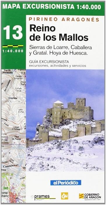 MAPA EXCURSIONISTA REINO DE LOS MALLOS N.13 E:1:40000 | 9788483211243 | CRUCHAGA, JAVIER | Librería Castillón - Comprar libros online Aragón, Barbastro