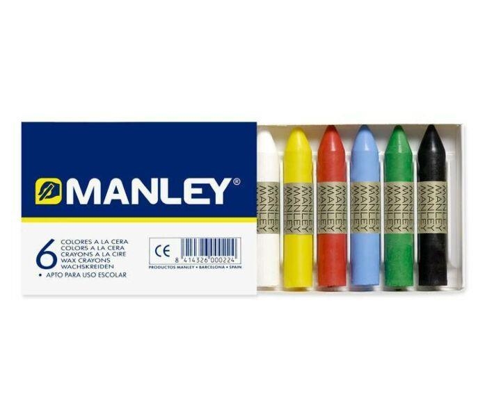 CERAS MANLEY 6 COLORES | 8414326000224 | Librería Castillón - Comprar libros online Aragón, Barbastro