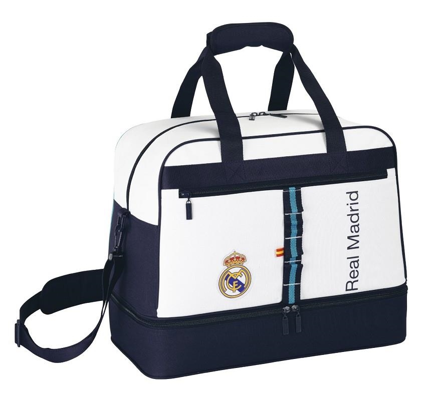 BOLSA DEPORTE CON ZAPATILLERO REAL MADRID 11356 | 8412688176618 | Librería Castillón - Comprar libros online Aragón, Barbastro