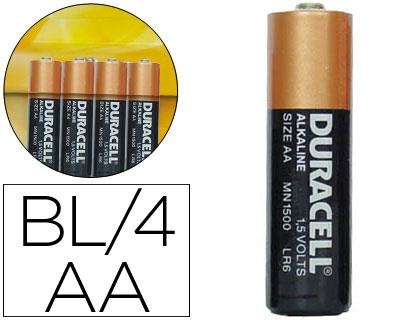 PILA DURACELL AA 4UN 1.5V SIMPLY LR6/MN1500 | 5000394150409 | Librería Castillón - Comprar libros online Aragón, Barbastro