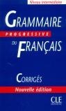 GRAMMAIRE PROGRESSIVE DU FRANÇAIS INTERMEDIAIRE CORRIGES | 9782090338492 | Gregoire, Maia | Librería Castillón - Comprar libros online Aragón, Barbastro