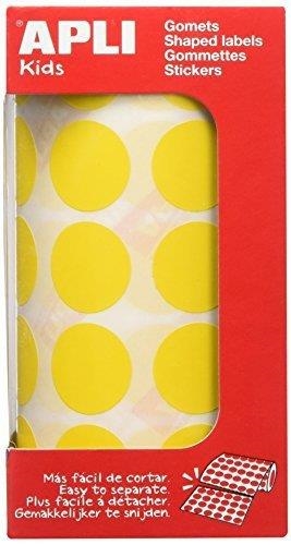 GOMETS REDONDOS 20MM AMARILLO APLI 4859 | 8410782048596 | Librería Castillón - Comprar libros online Aragón, Barbastro