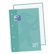 CUADERNO OXFORD ESPIRAL MICROPERFORADO A4+ 80H 90GR CDL 5X5 T.ENC. VERDE MENTA | 8412771007058 | Librería Castillón - Comprar libros online Aragón, Barbastro