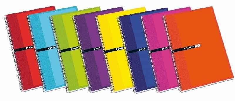 CUADERNO ENRI Fº 100H 70GR CDL 4MM TAPA DURA ENCUADERNADA 400042281 | 8412771007171 | Librería Castillón - Comprar libros online Aragón, Barbastro