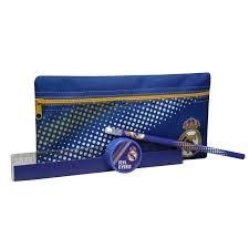 SET PAPELERIA BOLSA CON PORTATODO REAL MADRID GS201RM | 8426842029108 | Librería Castillón - Comprar libros online Aragón, Barbastro