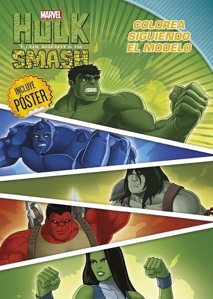 Hulk. Colorea siguiendo el modelo | 9788415343684 | Marvel | Librería Castillón - Comprar libros online Aragón, Barbastro