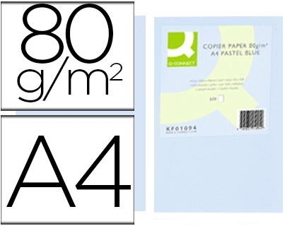 PAPEL COLOR A4 80GR 500H Q-CONNECT CELESTE KF01094 72051 | 5705831010949 | Librería Castillón - Comprar libros online Aragón, Barbastro