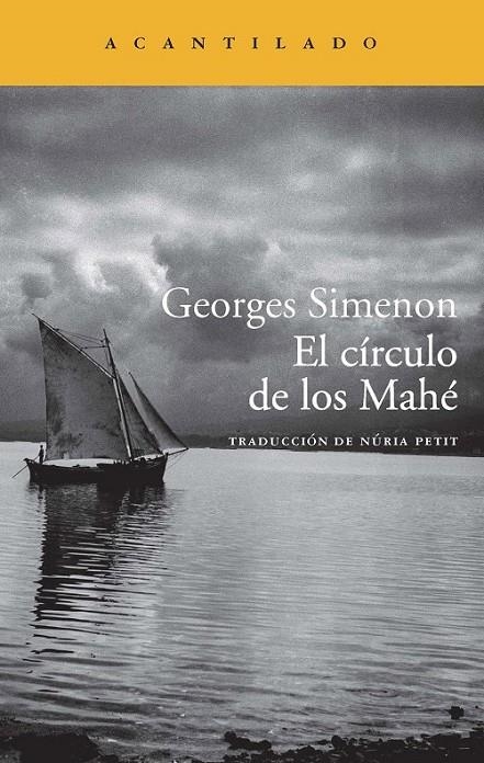 El círculo de los Mahé | 9788416011186 | Simenon, Georges | Librería Castillón - Comprar libros online Aragón, Barbastro