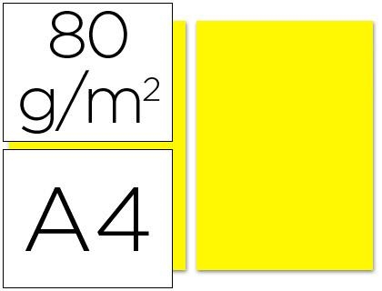 PAPEL A4 80GR 100H COLOR AMARILLO LIDERPAPEL | 8423473282582 | Librería Castillón - Comprar libros online Aragón, Barbastro