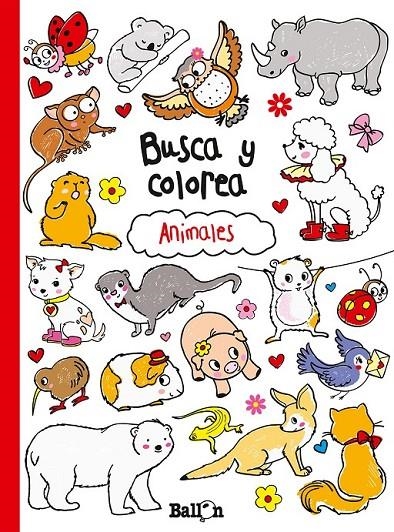 Busca y colorea - Animales | 9789037493672 | Librería Castillón - Comprar libros online Aragón, Barbastro