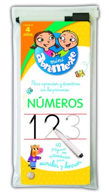 ABREMENTE PARA ESCRIBIR Y BORRAR - NÚMEROS | 9789876373043 | VV.AA. | Librería Castillón - Comprar libros online Aragón, Barbastro