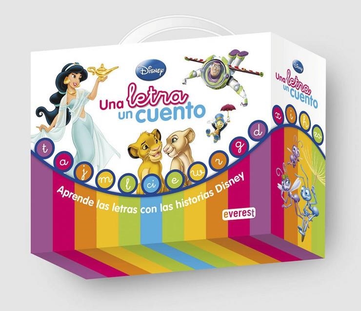 Una letra, un cuento. Aprende las letras con las historias Disney | 9788444147963 | WALT DISNEY COMPANY | Librería Castillón - Comprar libros online Aragón, Barbastro