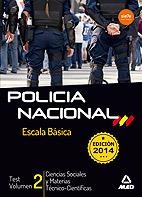 Escala básica de policía nacional. test ciencias sociales y materias técnico-cie | 9788467698466 | VV.AA. | Librería Castillón - Comprar libros online Aragón, Barbastro