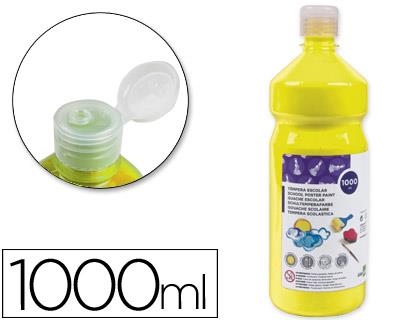 TEMPERA LIQUIDA LIDERPAPEL ESCOLAR 1000ML AMARILLO 59215 | 8423473592155 | Librería Castillón - Comprar libros online Aragón, Barbastro