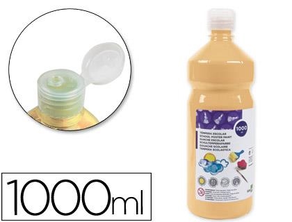 TEMPERA LIQUIDA LIDERPAPEL ESCOLAR 1000ML CARNE 59220 | 8423473592209 | Librería Castillón - Comprar libros online Aragón, Barbastro