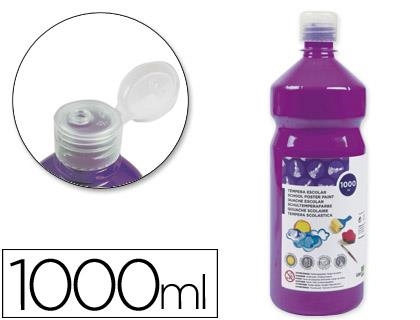 TEMPERA LIQUIDA LIDERPAPEL ESCOLAR 1000ML VIOLETA 59222 | 8423473592223 | Librería Castillón - Comprar libros online Aragón, Barbastro