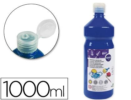 TEMPERA LIQUIDA LIDERPAPEL ESCOLAR 1000ML AZUL MARINO 59224 | 8423473592247 | Librería Castillón - Comprar libros online Aragón, Barbastro