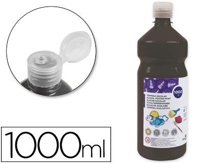 TEMPERA LIQUIDA LIDERPAPEL ESCOLAR 1000ML NEGRO 59230 | 8423473592308 | Librería Castillón - Comprar libros online Aragón, Barbastro