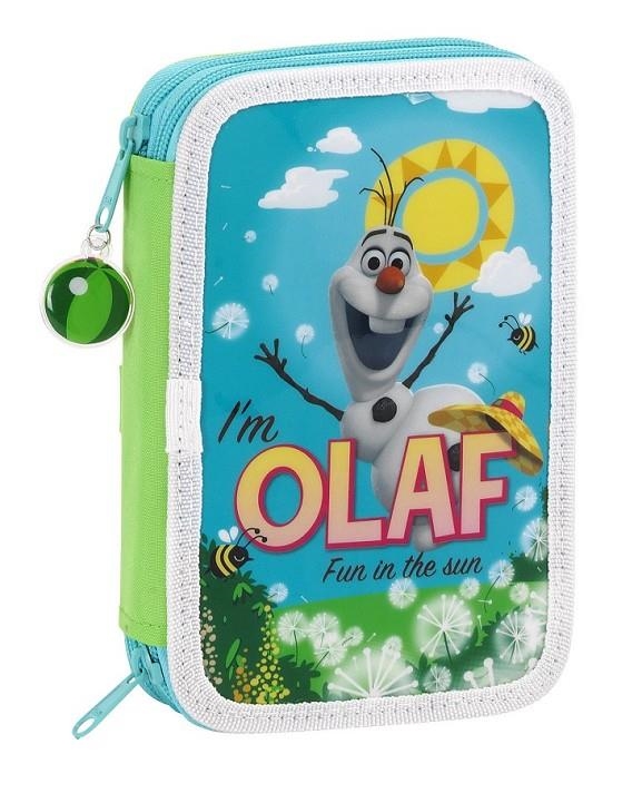 PLUMIER DOBLE PEQUEÑO 34PCS FROZEN OLAF 411514054 | 8412688210350 | Librería Castillón - Comprar libros online Aragón, Barbastro