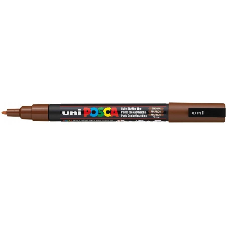 UNIBALL POSCA PC3M 0.9-1.3MM MARRON | 4902778915813 | Librería Castillón - Comprar libros online Aragón, Barbastro