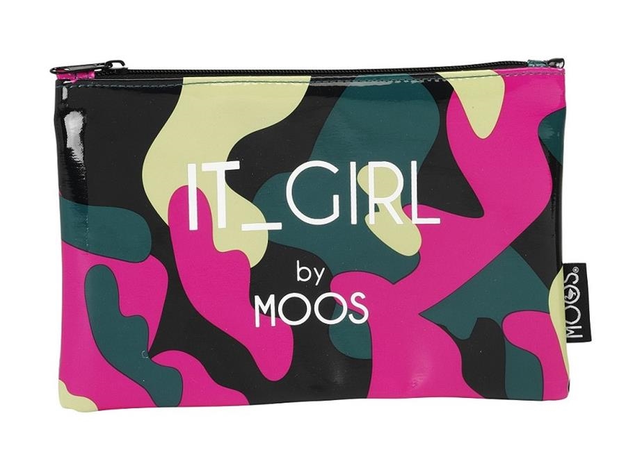 NECESER PLANO MEDIANO MOOS IT GIRL CAMOUFLAGE 220x150 mm 841536690 | 8412688214297 | Librería Castillón - Comprar libros online Aragón, Barbastro