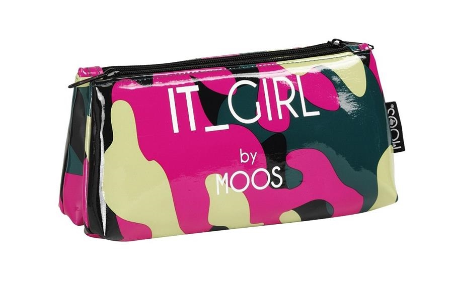 NECESER PQÑO DOBLE MOOS IT GIRL CAMOUFLAGE 220x80x100 mm 841536548 | 8412688214273 | Librería Castillón - Comprar libros online Aragón, Barbastro