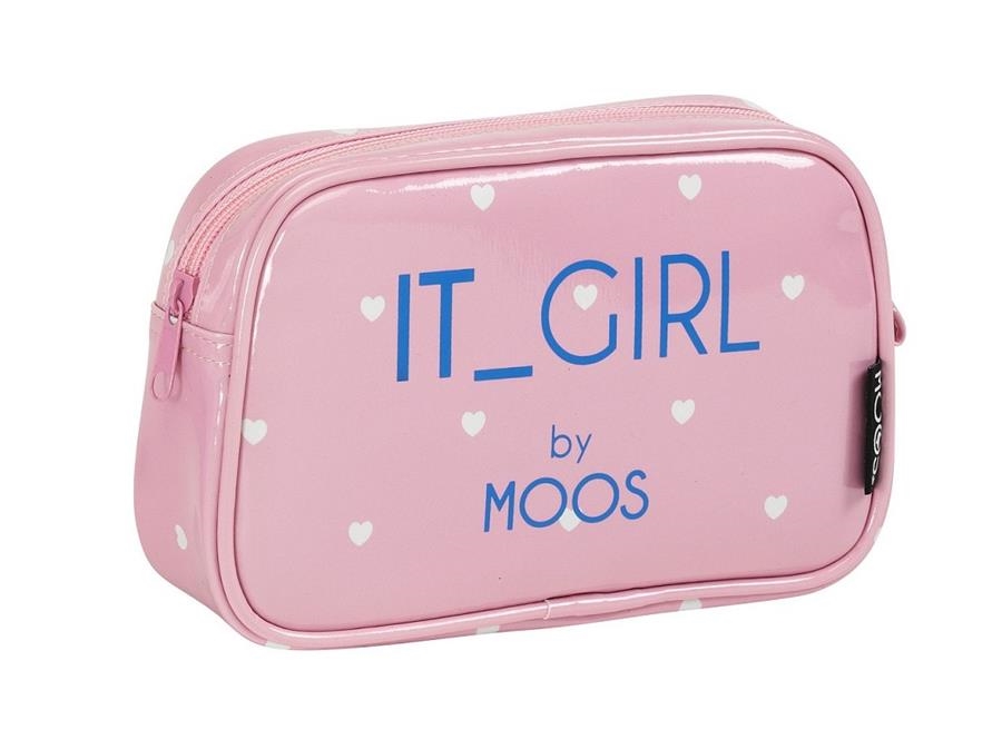 NECESER  MEDIANO MOOS IT GIRL PINK 200x55x125mm 841538698 | 8412688214402 | Librería Castillón - Comprar libros online Aragón, Barbastro