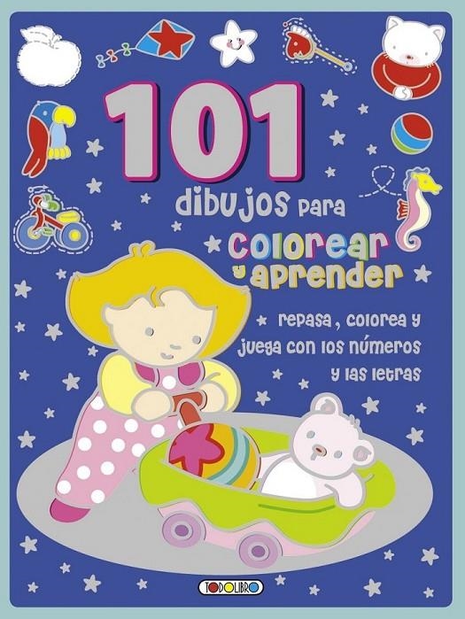 101 DIBUJOS PARA COLOREAR Y APRENDER ROJO | 9788490373064 | VV AA | Librería Castillón - Comprar libros online Aragón, Barbastro