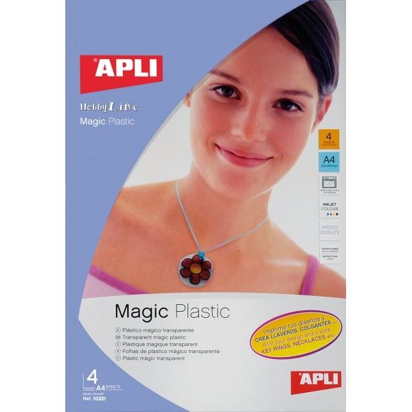 PLASTICO MAGICO APLI 10331 4H A4 (MAGIC PLASTIC HOBBY LINE) | 8410782103318 | Librería Castillón - Comprar libros online Aragón, Barbastro