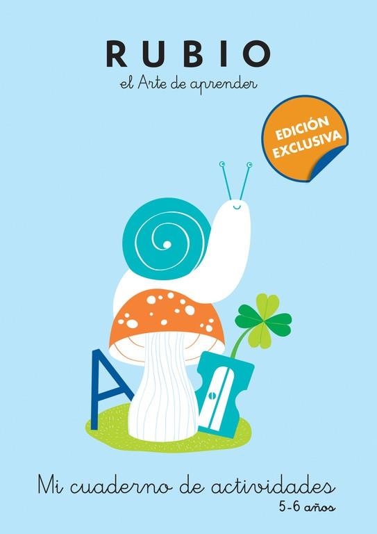 Mi cuaderno de actividades (5 - 6 años) - Rubio el arte de aprender | 9788416220601 | CUADERNOS RUBIO | Librería Castillón - Comprar libros online Aragón, Barbastro