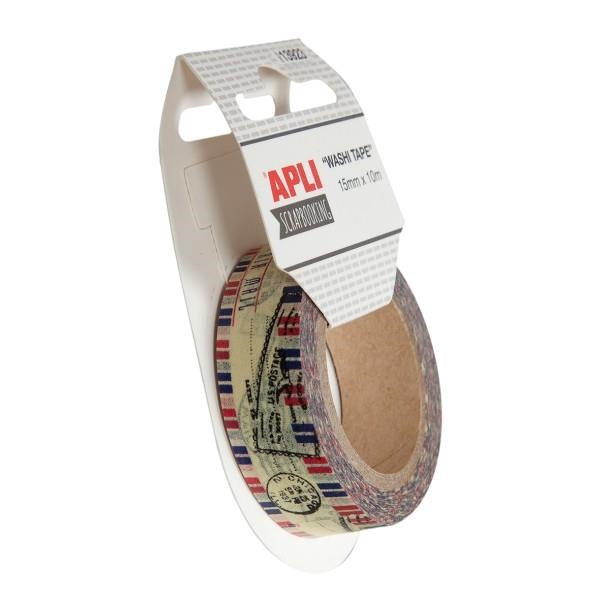 WASHI TAPE 15MMXX10M AIR MAIL APLI 13923 | 8410782139232 | 8417821392 | Librería Castillón - Comprar libros online Aragón, Barbastro