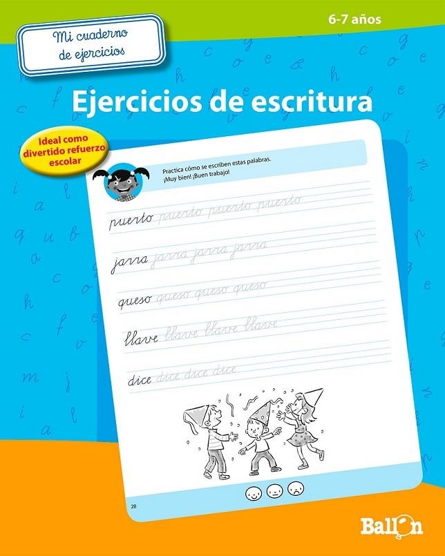 Ejercicios de escritura 6-7 AÑOS | 9789037497304 | Ballon | Librería Castillón - Comprar libros online Aragón, Barbastro