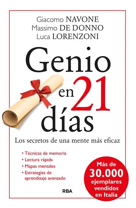 Genio en 21 días | 9788490564585 | NAVONE, GIACOMO; DE DONNO, MASSIMO | Librería Castillón - Comprar libros online Aragón, Barbastro