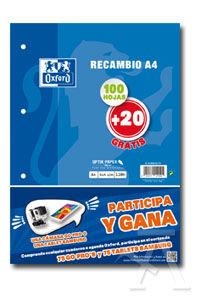 RECAMBIO A4 CDL/M 100H A4T OXFORD SCHOOL OFERTA 100H+20 GRATIS | 8412771011505 | Librería Castillón - Comprar libros online Aragón, Barbastro