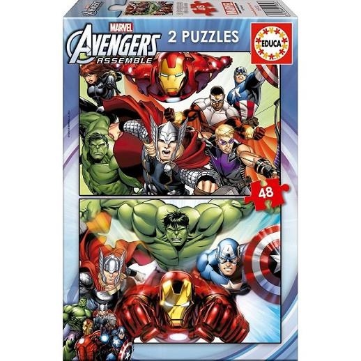 PUZZLE EDUCA 2X48PCS MARVEL AVENGERS | 8412668159327 | Librería Castillón - Comprar libros online Aragón, Barbastro