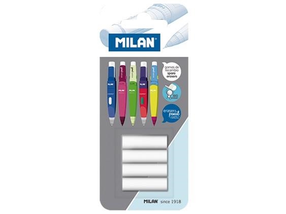 BLISTER 4 GOMAS RECAMBIO PORTAMINAS MILAN CAPSULE BTM10299 | 8411574047766 | Librería Castillón - Comprar libros online Aragón, Barbastro