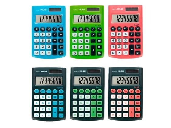 CALCULADORA MILAN POCKET (varios colores) | 8411574048831 | Librería Castillón - Comprar libros online Aragón, Barbastro