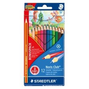 LAPIZ STAEDTLER COLOR 12 COLORES NORIS CLUB CARTON  PROMO + LAPIZ TRICOLOR 144SET3 | 4007817010730 | Librería Castillón - Comprar libros online Aragón, Barbastro