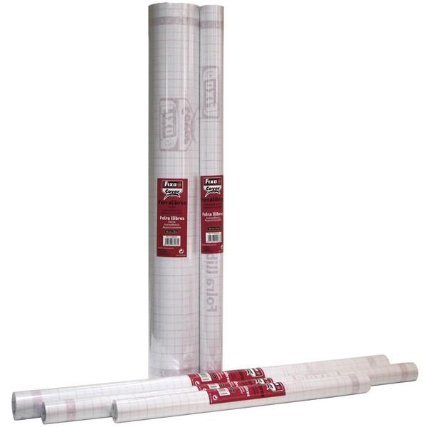 ROLLO FORRALIBROS ADHESIVO PP FIXO 0.5X1.5M 80MC | 8413623102549 | Librería Castillón - Comprar libros online Aragón, Barbastro