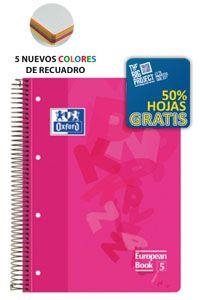 CUADERNO EUROPEAN OXFORD SCHOOL ESPIRAL A4 60+60H 90GR CDL 5X5 TAPA PLASTICO | 8412771102876 | Librería Castillón - Comprar libros online Aragón, Barbastro