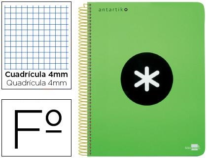 % CUADERNO ESPIRAL LIDERPAPEL ANTARTIK Fº TAPA EXTRA DURA 80H 100GR CDL 4MM C/MARGEN VERDE FLUORESCENTE | 8423473746893 | Librería Castillón - Comprar libros online Aragón, Barbastro