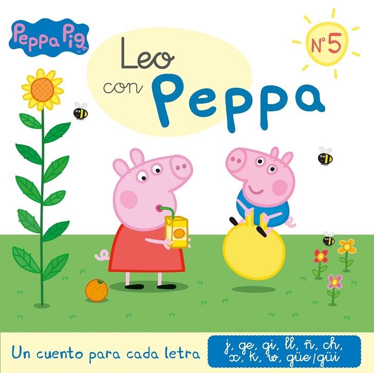 Un cuento para cada letra: j, ge, gi, ll, ñ, ch, x, k, w, güe-güi (Leo con Peppa | 9788437200026 | Hasbro,/Eone, | Librería Castillón - Comprar libros online Aragón, Barbastro