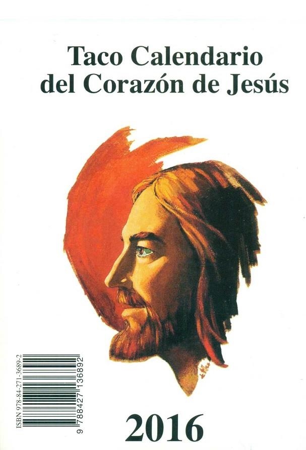 Calendario 2016 taco de pared Corazón de Jesús con soporte | 9788427136892 | Varios autores | Librería Castillón - Comprar libros online Aragón, Barbastro