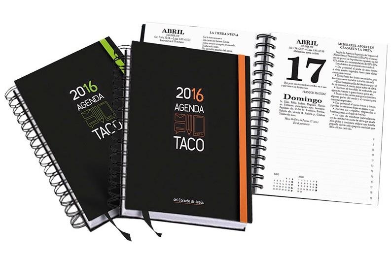 AGENDA 2016 TACO CORAZÓN DE JESÚS GOMA NARANAJA | 9788427136953 | EDICIONES MENSAJERO | Librería Castillón - Comprar libros online Aragón, Barbastro