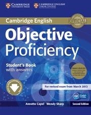 Objective Proficiency Student's Book Pack (Student's Book with Answers with Download software + CD) | 9781107633681 | Capel, Annette; Sharp, Wendy | Librería Castillón - Comprar libros online Aragón, Barbastro