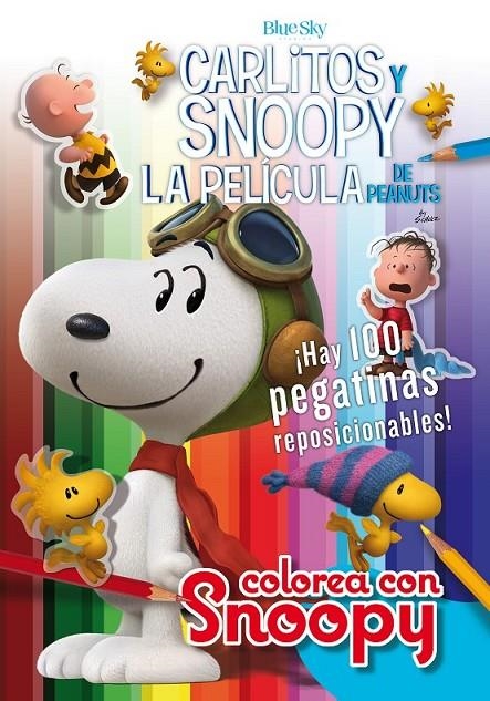 Colorea con Snoopy + 100 pegatinas - Carlitos y Snoopy - Los libros de la pelícu | 9788416261444 | Schulz, Charles M. | Librería Castillón - Comprar libros online Aragón, Barbastro