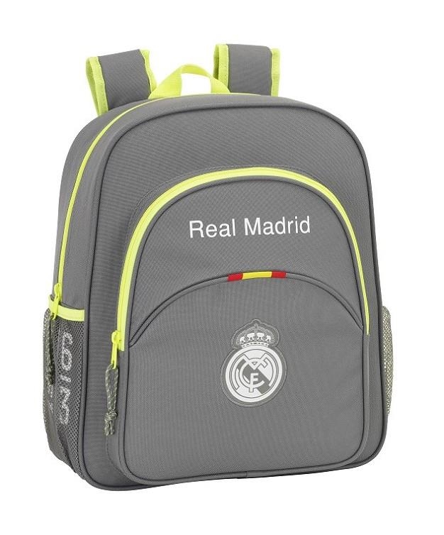 MOCHILA JUNIOR REAL MADRID GREY 611554640 32x38x12 cm | 8412688232994 | Librería Castillón - Comprar libros online Aragón, Barbastro