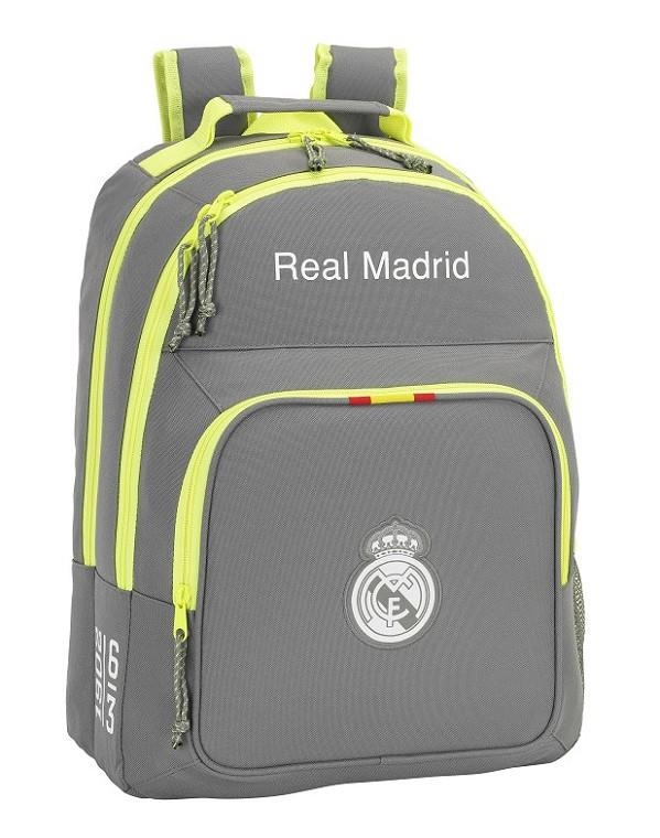 DAY PACK DOBLE  REAL MADRID GREY 611554560 32x42x16 | 8412688233052 | Librería Castillón - Comprar libros online Aragón, Barbastro